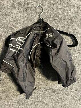 Hurtta Outdoor Overall Black Waterproof Dog Raincoat Size 14L 003-129